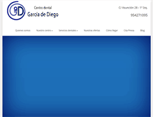 Tablet Screenshot of centrodentalgarciadediego.com